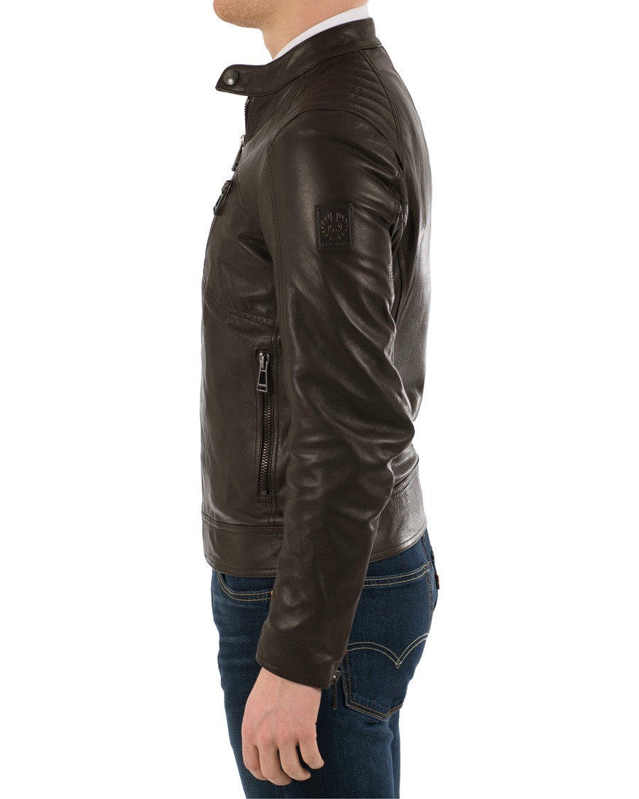 Herre | Jakker | Belstaff | V Racer Leather Jacket Dark Brown