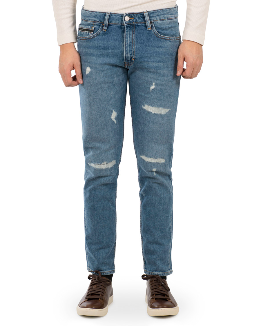Herre | Jeans | Calvin Klein Jeans | Skinny Stretch Jeans Manchester Blue