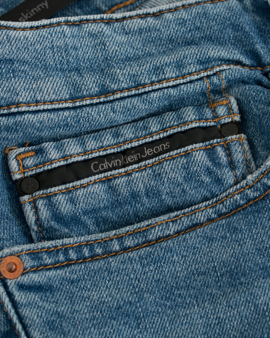 Herre | Jeans | Calvin Klein Jeans | Skinny Stretch Jeans Manchester Blue