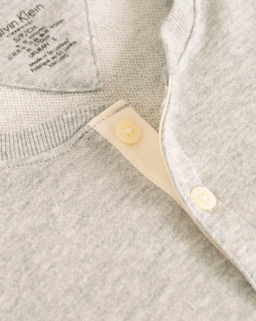 Herre | Gensere | Calvin Klein | Henley Heather Grey
