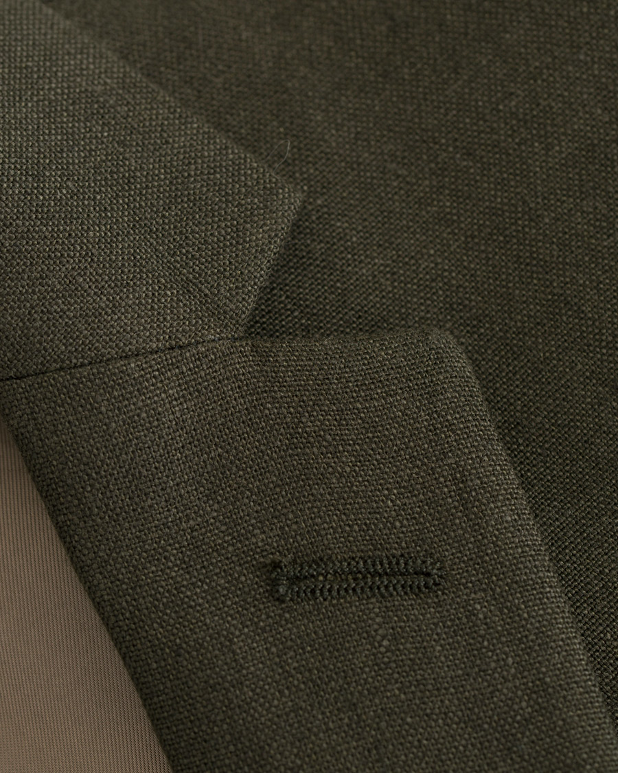 Herre | Dressjakker | Tiger of Sweden | Jil 9 Linen Blazer Green