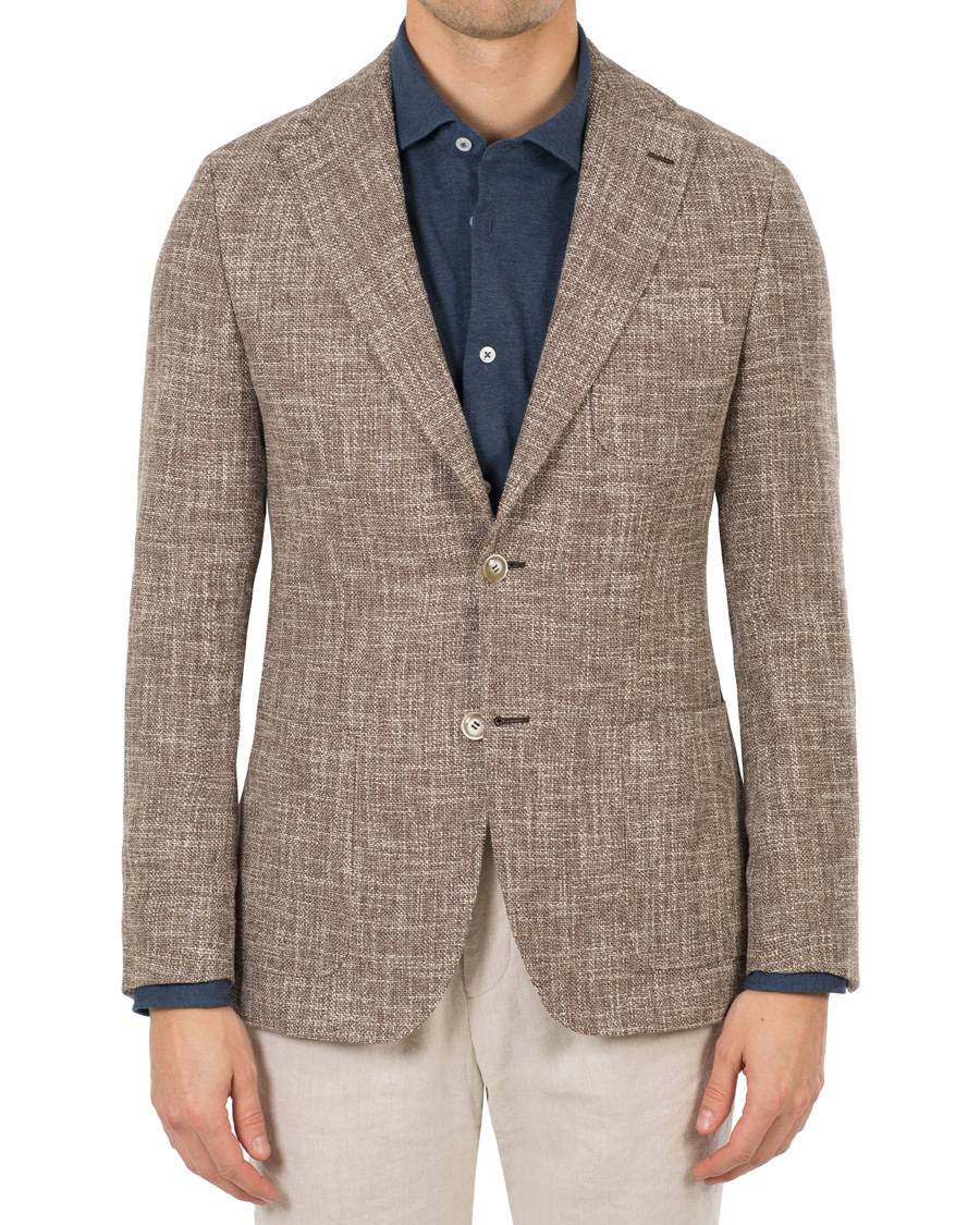Herre | Dressjakker | Morris Heritage | Mike Linen Structured Blazer Nature