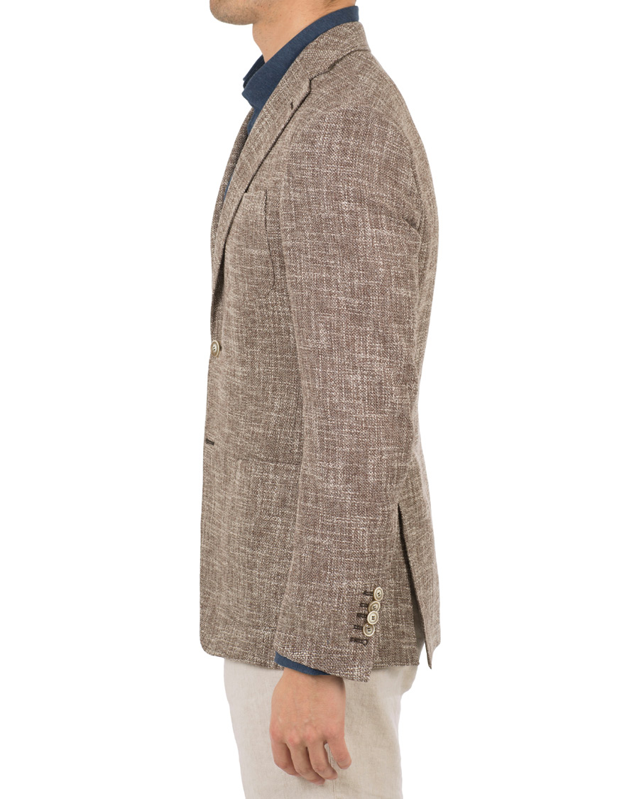 Herre | Dressjakker | Morris Heritage | Mike Linen Structured Blazer Nature