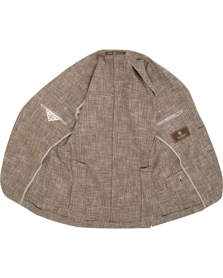 Herre | Dressjakker | Morris Heritage | Mike Linen Structured Blazer Nature