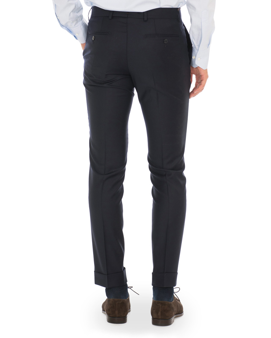 Herre | Bukser | Morris Heritage | Frank Four Season Trousers Navy