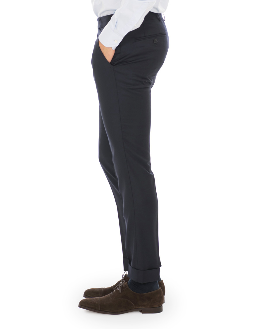 Herre | Bukser | Morris Heritage | Frank Four Season Trousers Navy