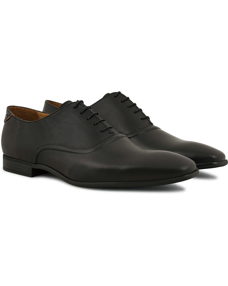 Herre | PS Paul Smith Starling Rubber Sole Oxford Black Burnished Calf | PS Paul Smith | Starling Rubber Sole Oxford Black Burnished Calf