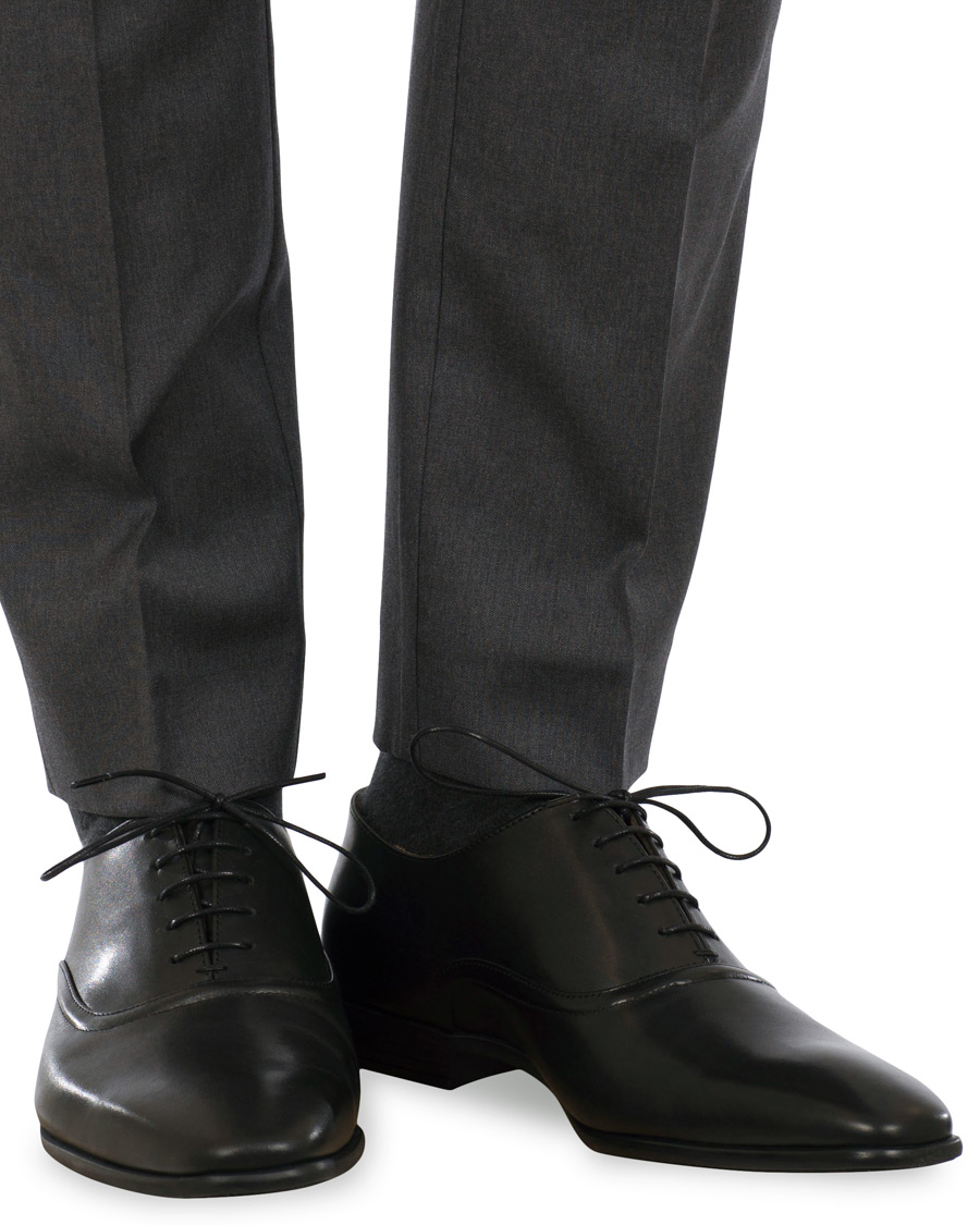 Herre | PS Paul Smith Starling Rubber Sole Oxford Black Burnished Calf | PS Paul Smith | Starling Rubber Sole Oxford Black Burnished Calf