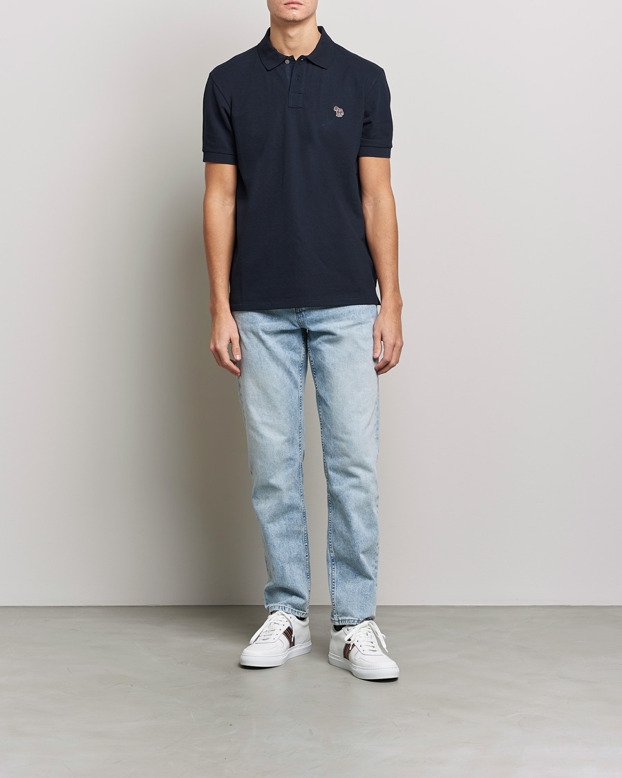 Herre | Pikéer | PS Paul Smith | Regular Fit Zebra Polo Navy