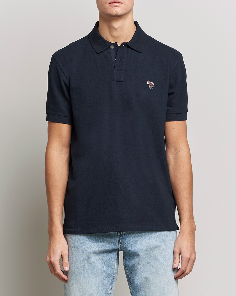 Herre | PS Paul Smith | PS Paul Smith | Regular Fit Zebra Polo Navy