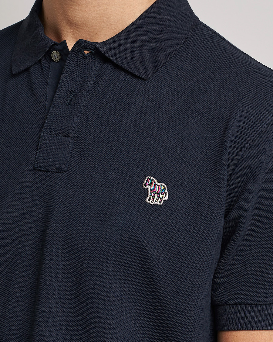 Herre | Pikéer | PS Paul Smith | Regular Fit Zebra Polo Navy