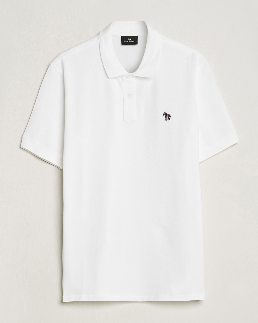 Herre | Pikéer | PS Paul Smith | Regular Fit Zebra Polo White