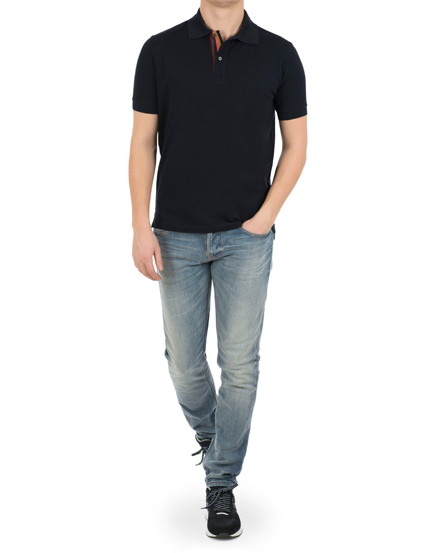 Herre | Pikéer | Paul Smith | Placket Stripe Polo Navy XL