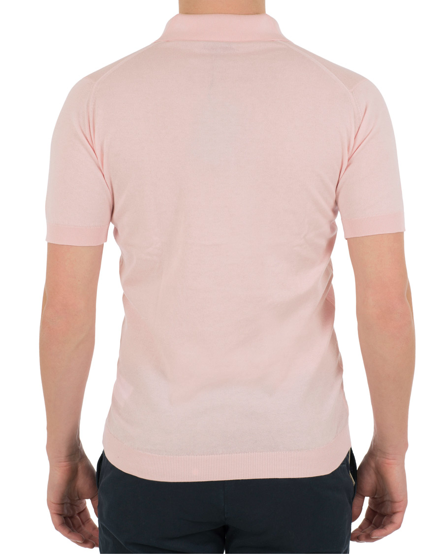 Herre | Pikéer | John Smedley | Adrian Slim Fit Sea Island Polo Dress-Shirt Pink