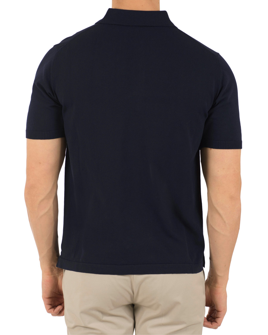 Herre | Pikéer | Andersen-Andersen | Organic Cotton Polo Shirt Royal Blue