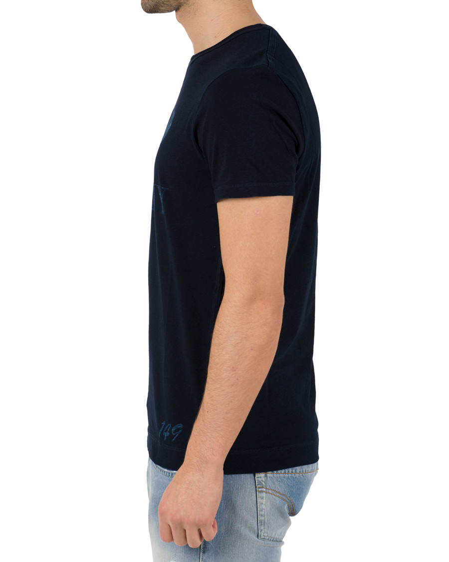 Herre | T-Shirts | C.P. Company | Printed Indigo Jersey Dark Navy