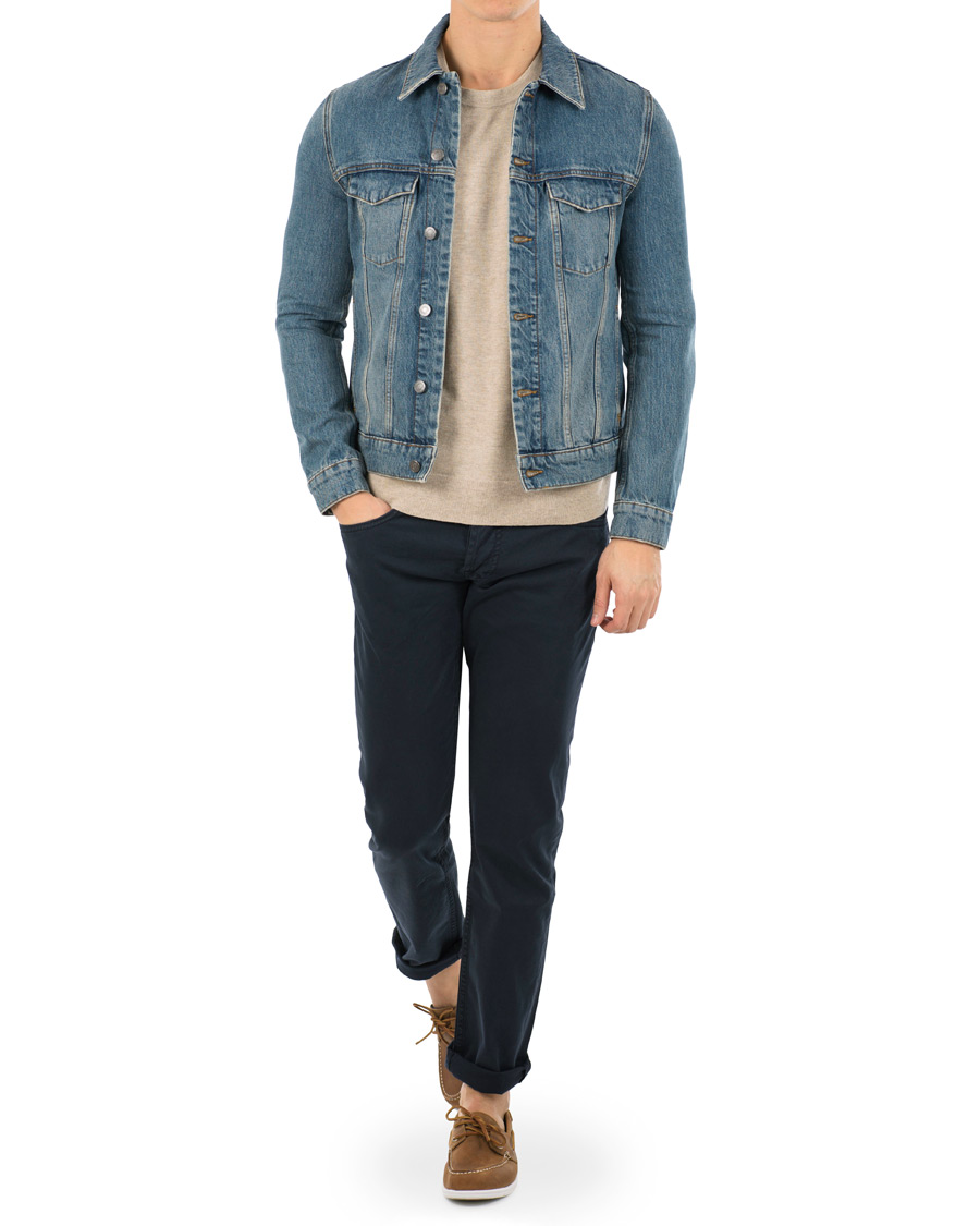 Herre | Jakker | J.Lindeberg | Max True Classic Jeans Jacket Light Blue