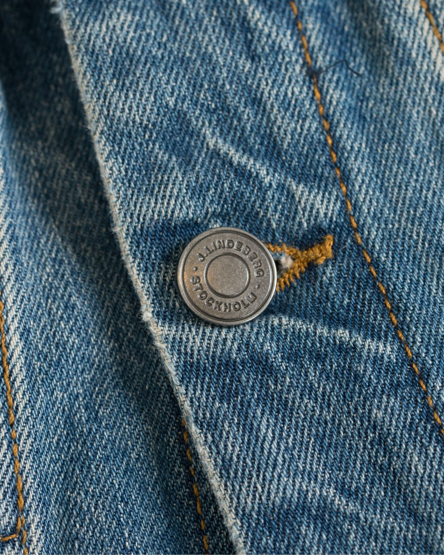 Herre | Jakker | J.Lindeberg | Max True Classic Jeans Jacket Light Blue
