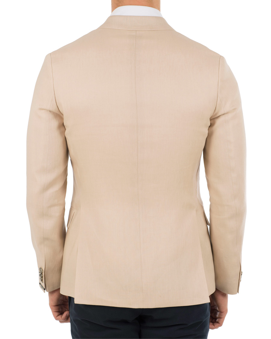 Herre | Dressjakker | J.Lindeberg | Hopper Soft Tech Linen Blazer Oxford Tan