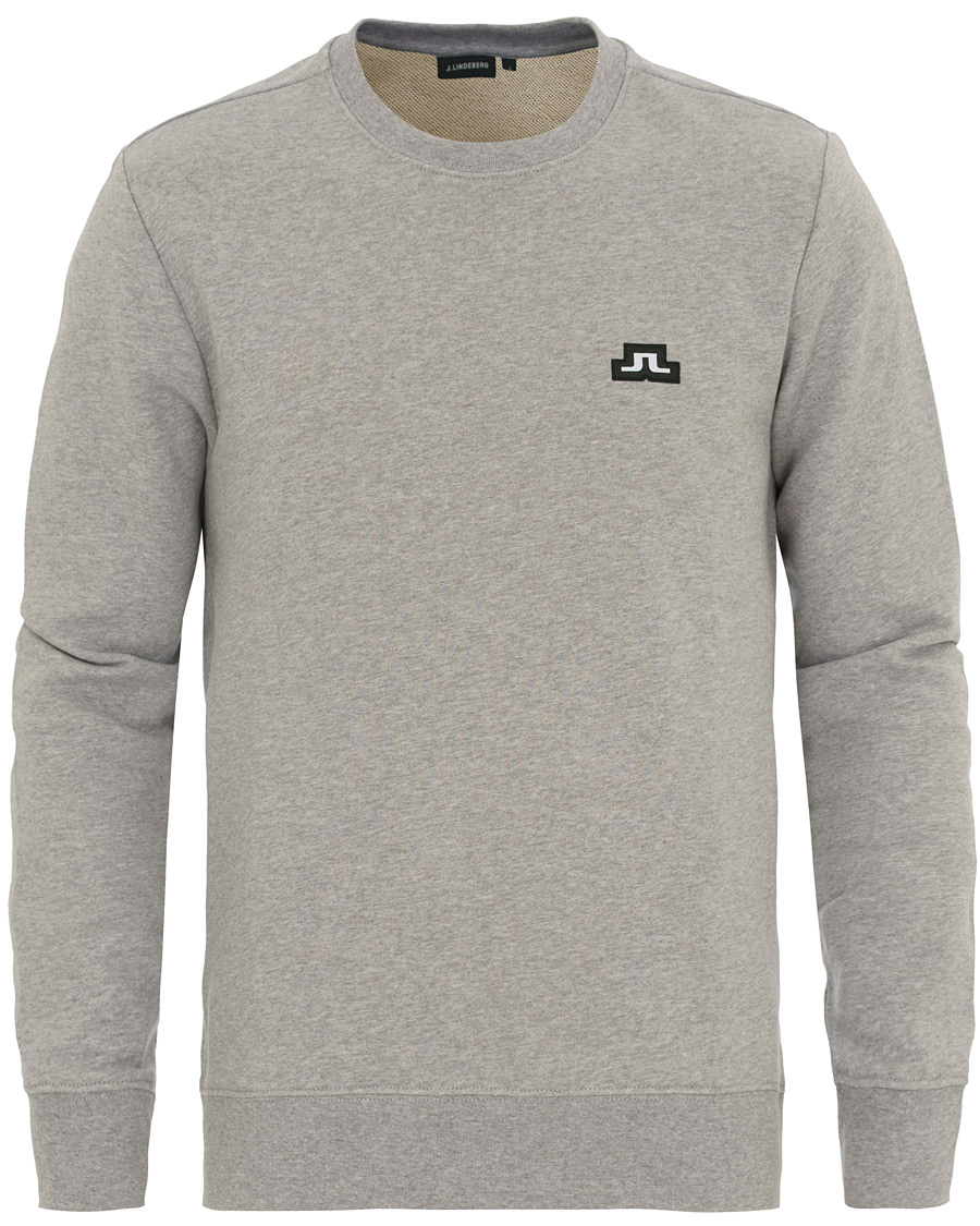 Herre | Gensere | J.Lindeberg | Throw Loop Sweatshirt Light Grey