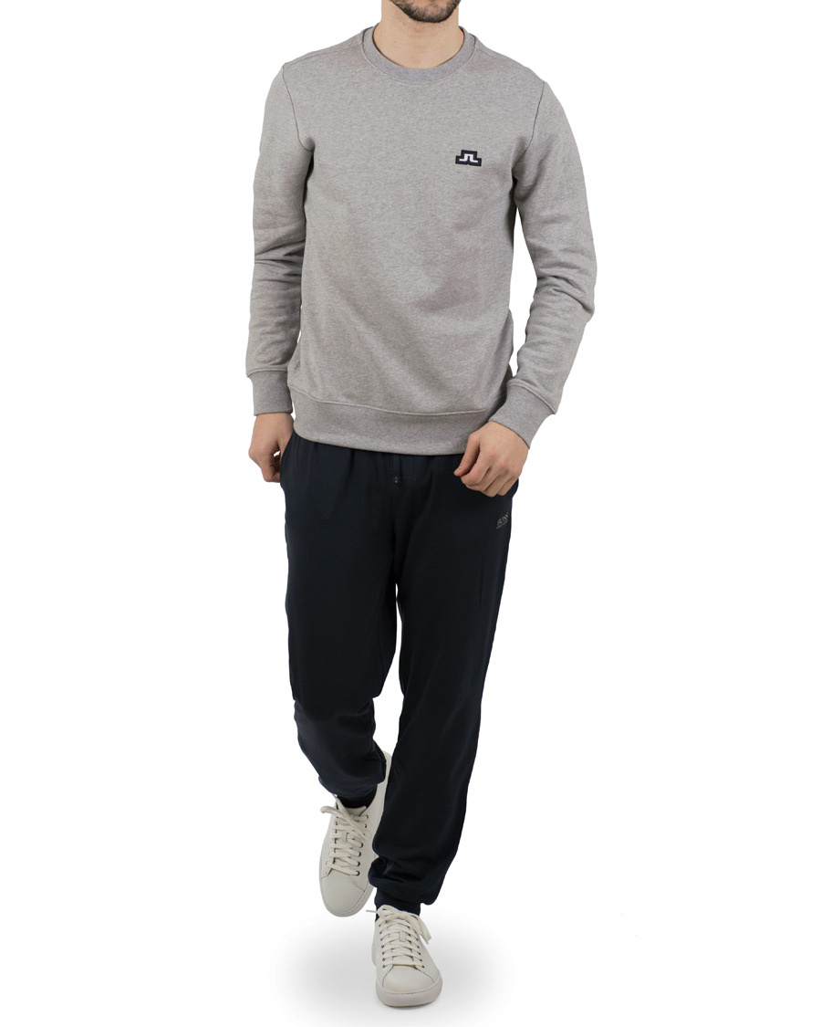 Herre | Gensere | J.Lindeberg | Throw Loop Sweatshirt Light Grey