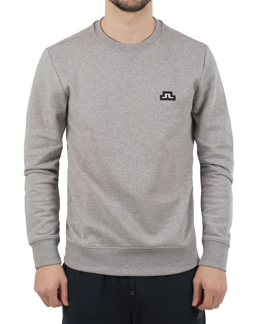Herre | Gensere | J.Lindeberg | Throw Loop Sweatshirt Light Grey