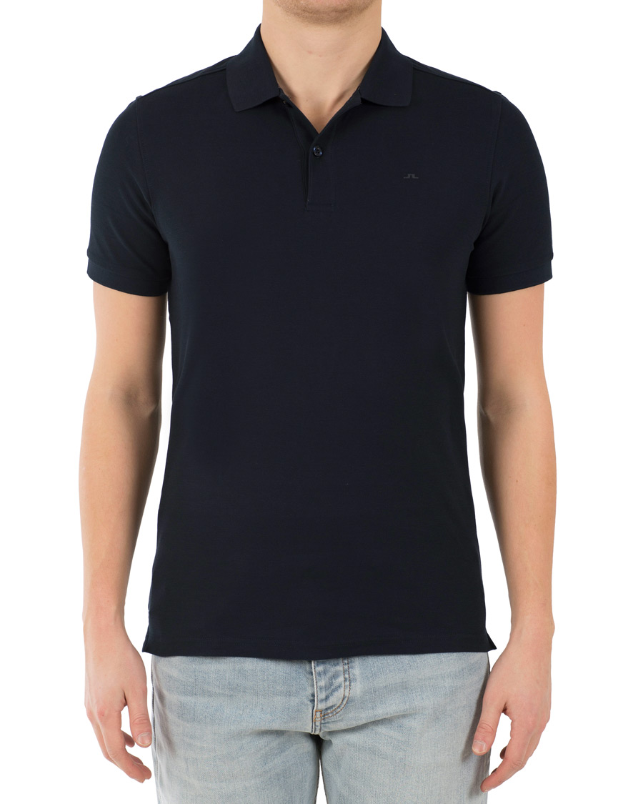 Herre | Pikéer | J.Lindeberg | Slim Fit Troy Clean Pique Navy