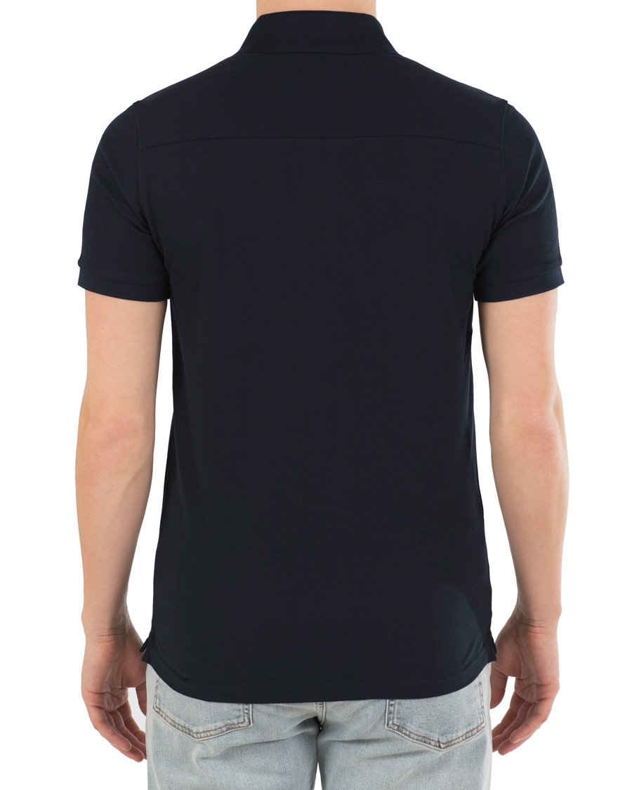 Herre | Pikéer | J.Lindeberg | Slim Fit Troy Clean Pique Navy