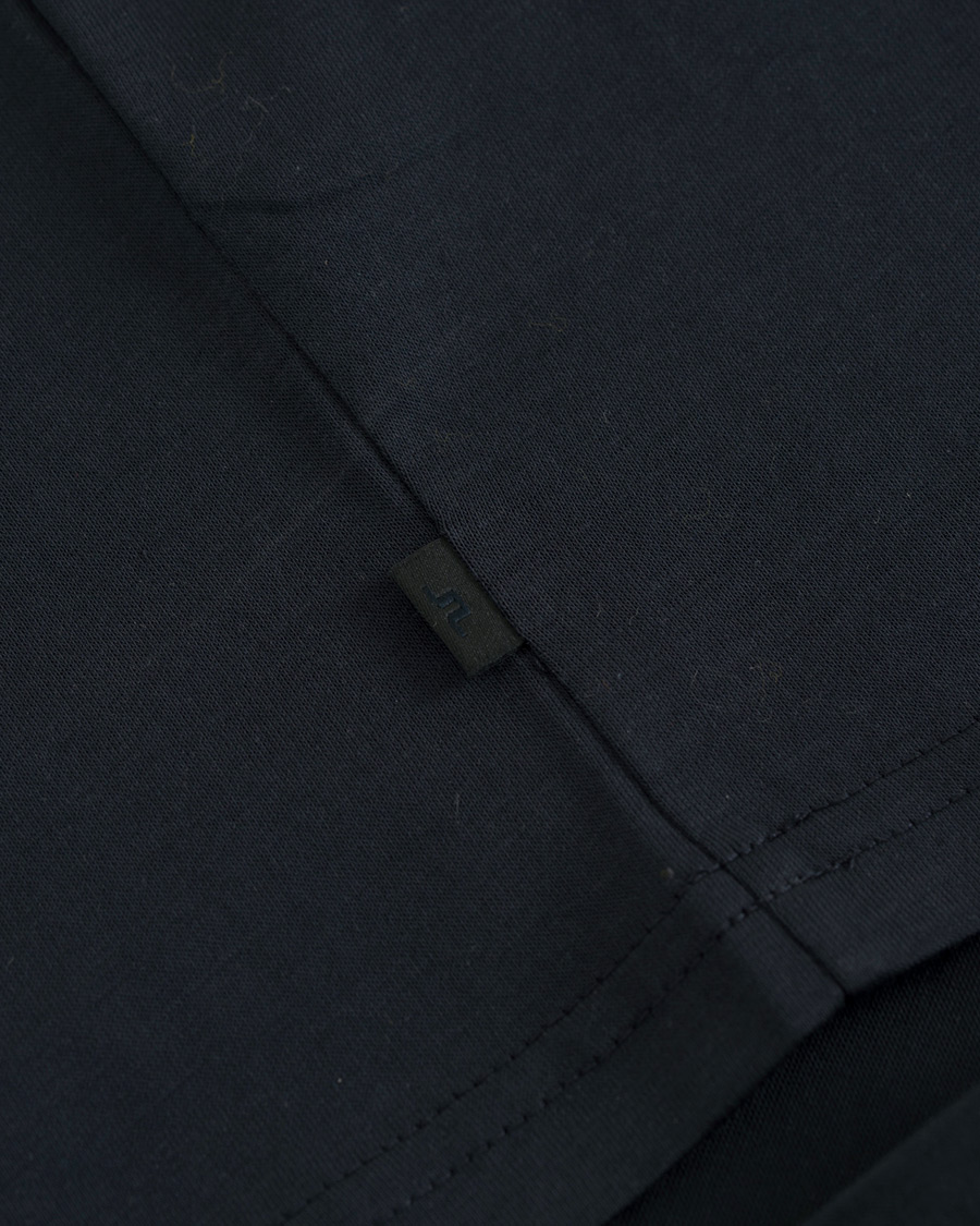 Herre | T-Shirts | J.Lindeberg | Silo Fine Cotton Crew Neck Tee Navy