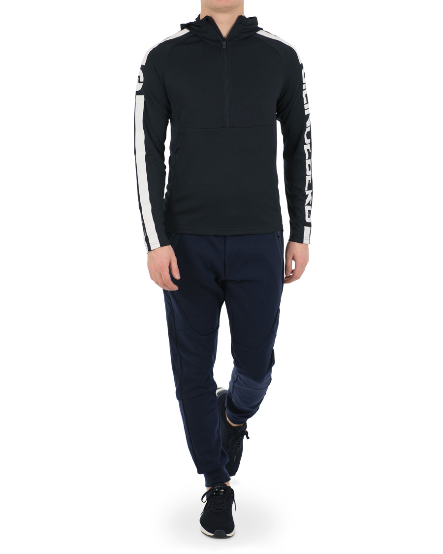 Herre | Gensere | J.Lindeberg | Colin Double Mesh Hoodie Navy