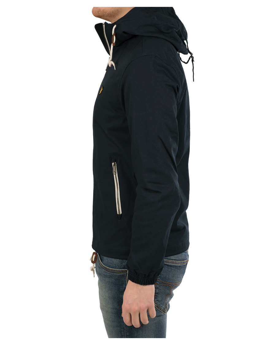 Lyle Scott Hooded Twill Jacket Dark Navy