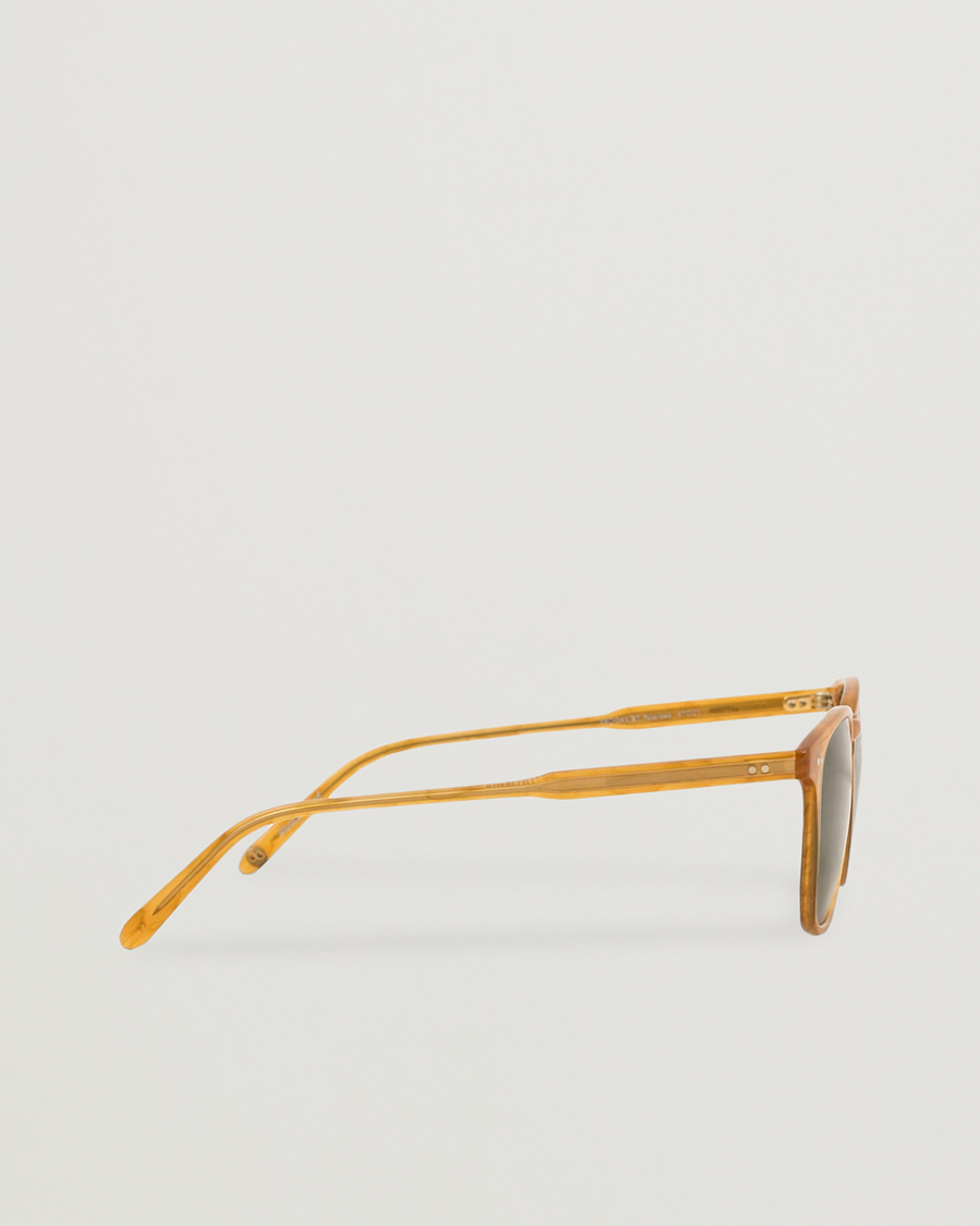 Herre | Solbriller | Garrett Leight | Brooks 47 Sunglasses Butterscotch/Green Polarized