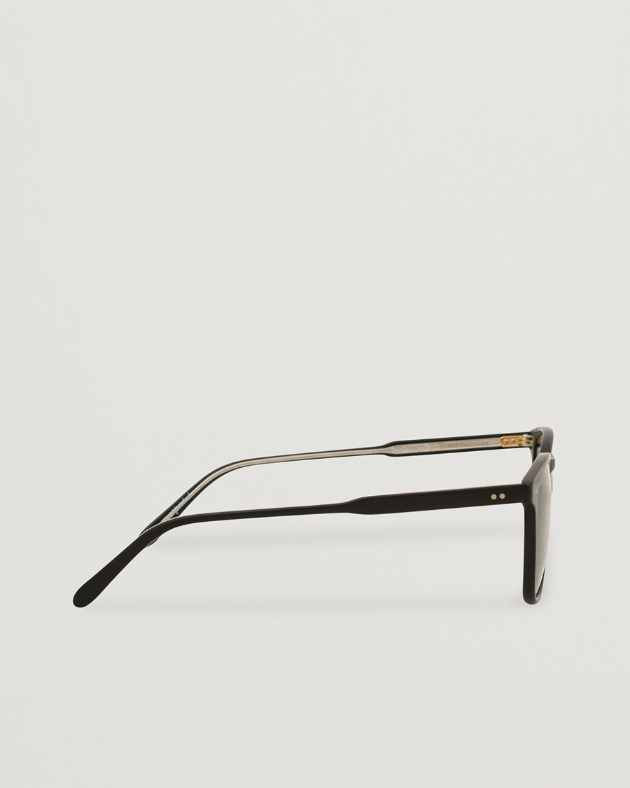 Herre | Solbriller | Garrett Leight | Brooks 47 Sunglasses Matte Black/Blue Smoke Polarized