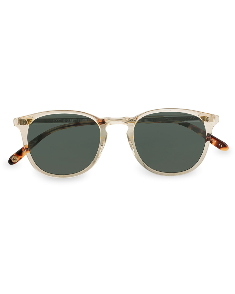 Herre | Solbriller | Garrett Leight | Kinney 49 Sunglasses Dark Tortoise/Blue Smoke Polarized