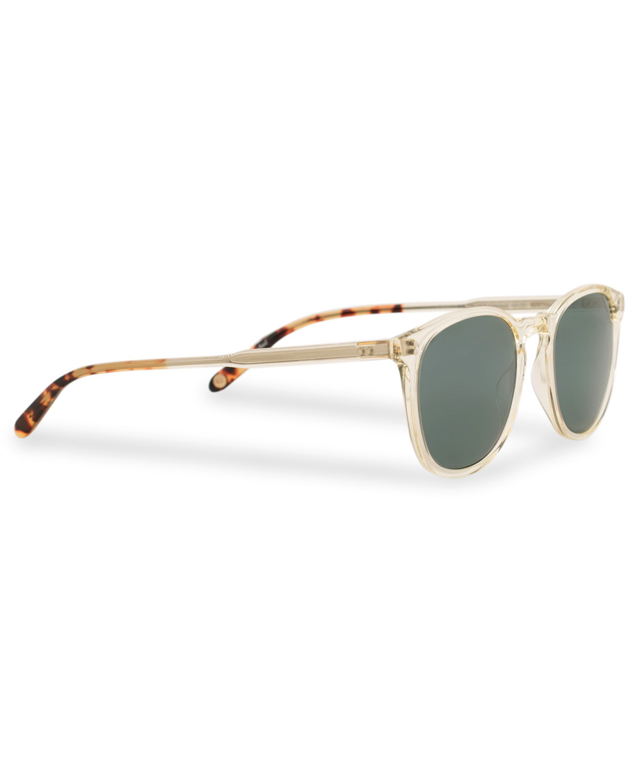 Herre | Solbriller | Garrett Leight | Kinney 49 Sunglasses Dark Tortoise/Blue Smoke Polarized