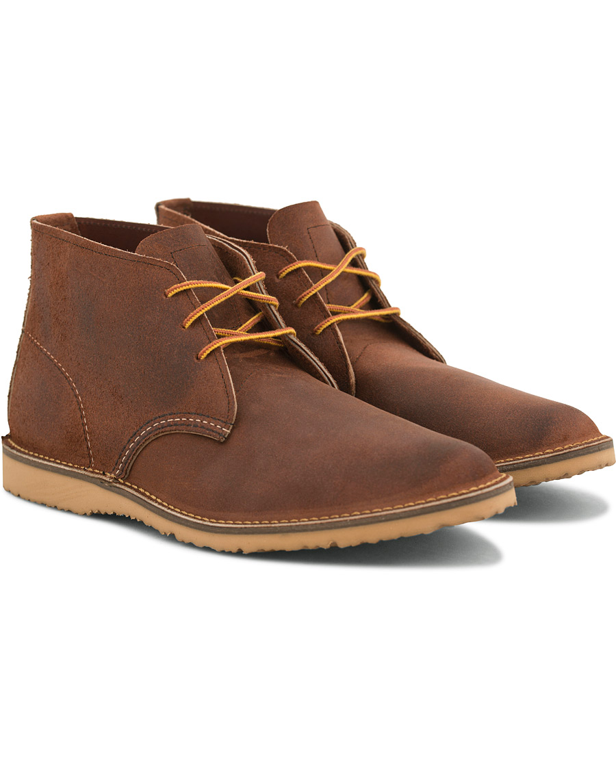 Herre | Red Wing Shoes Weekender Chukka Maple Muleskinner Leather | Red Wing Shoes | Weekender Chukka Maple Muleskinner Leather