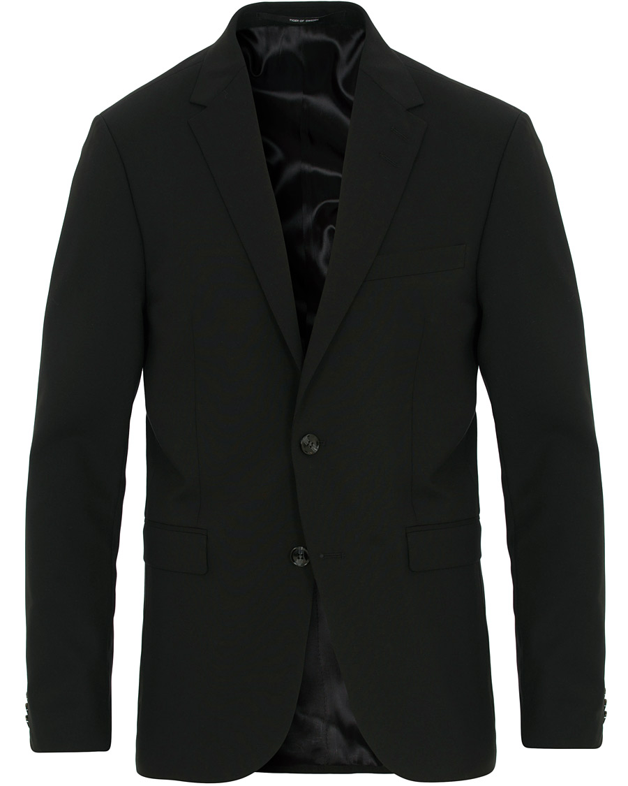 Herre | Dressjakker | Tiger of Sweden | Henrie Wool Stretch Blazer Black
