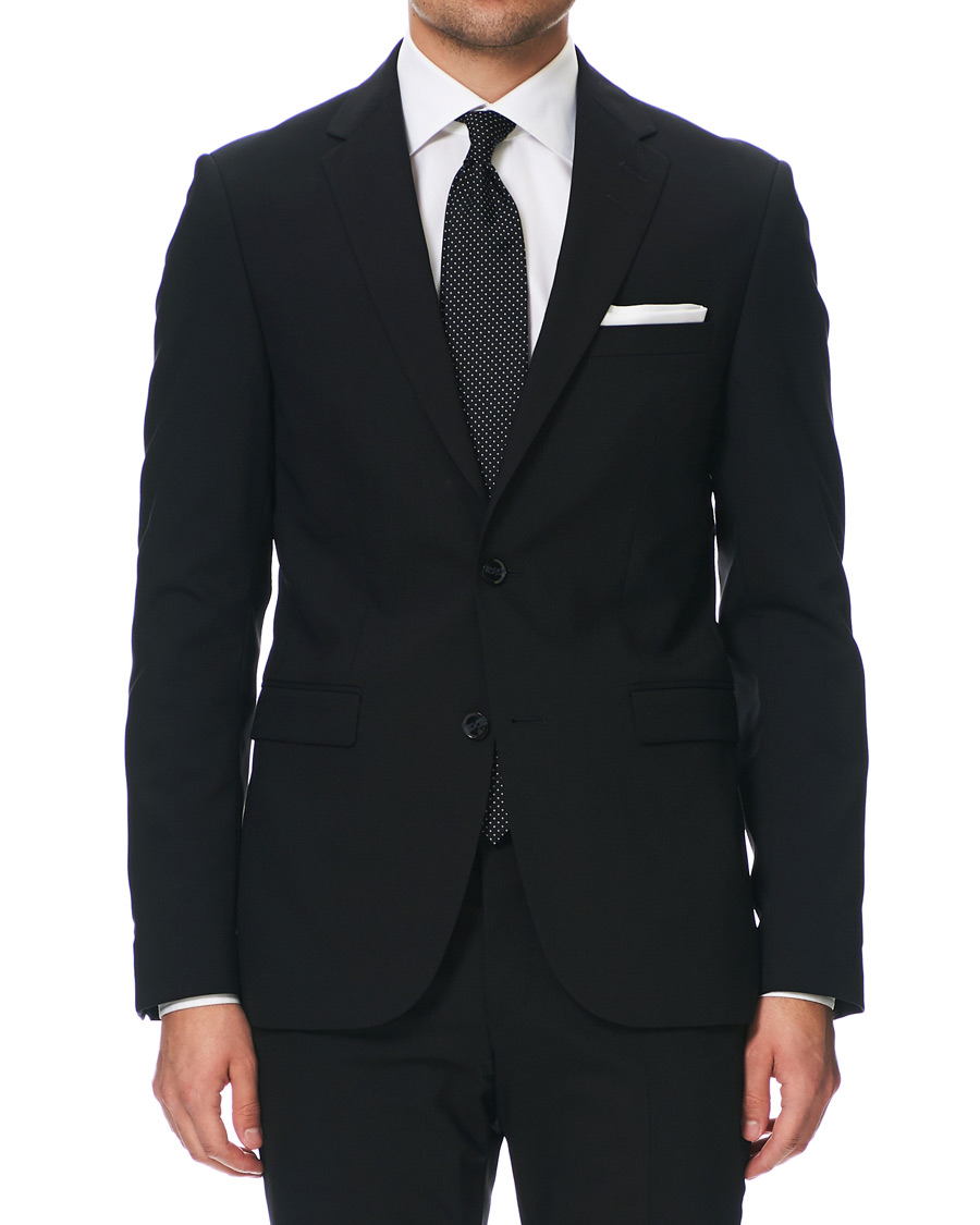 Herre | Dressjakker | Tiger of Sweden | Henrie Wool Stretch Blazer Black