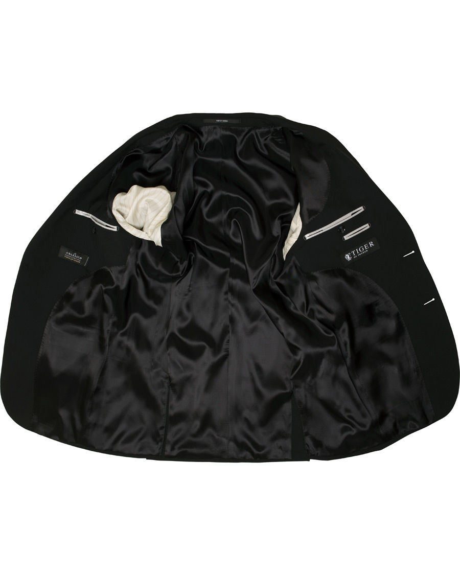 Herre | Dressjakker | Tiger of Sweden | Henrie Wool Stretch Blazer Black