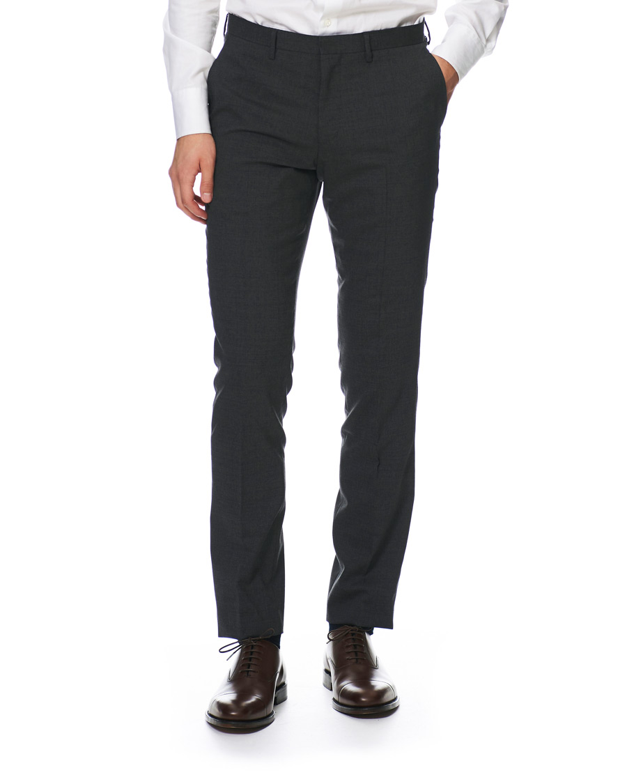 Herre | Bukser | Tiger of Sweden | Malthe Wool Stretch Trousers Grey