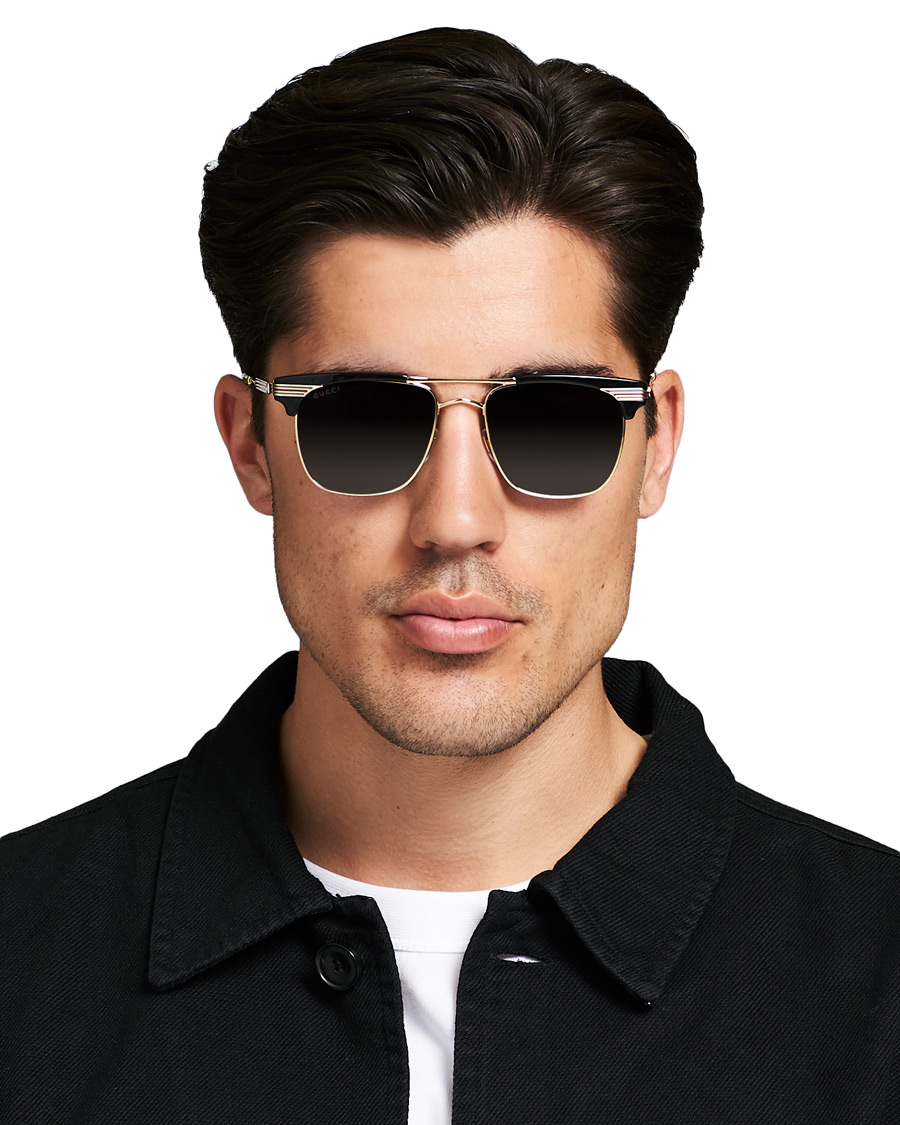 Herre | Gucci GG0287S Sunglasses Black | Gucci | GG0287S Sunglasses Black