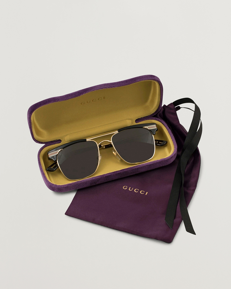 Herre | Gucci GG0287S Sunglasses Black | Gucci | GG0287S Sunglasses Black