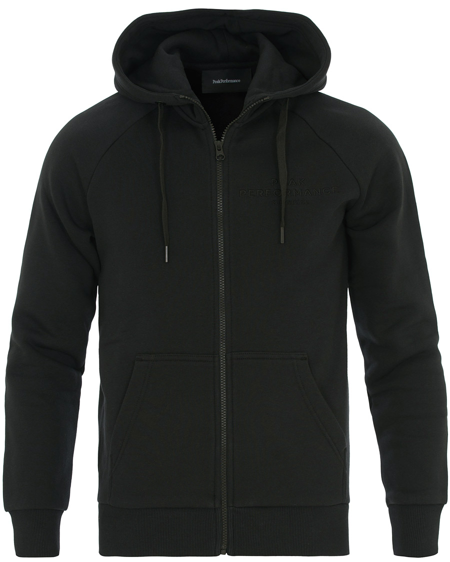 Herre | Gensere | Peak Performance | Original Full Zip Hoodie Black