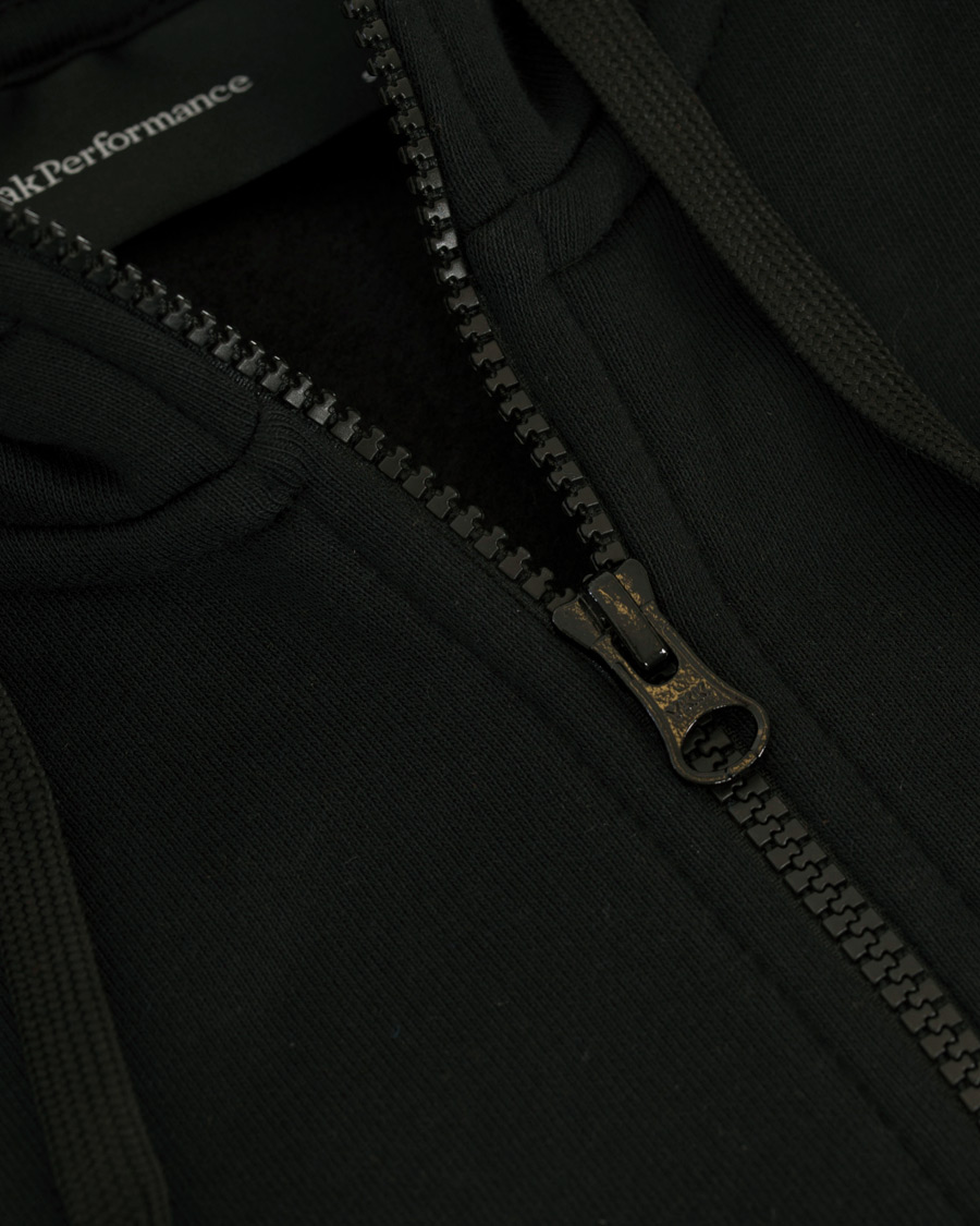Herre | Gensere | Peak Performance | Original Full Zip Hoodie Black