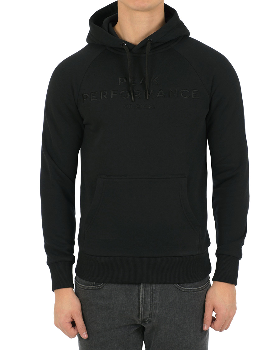 Herre | Gensere | Peak Performance | Logo Hoodie Black