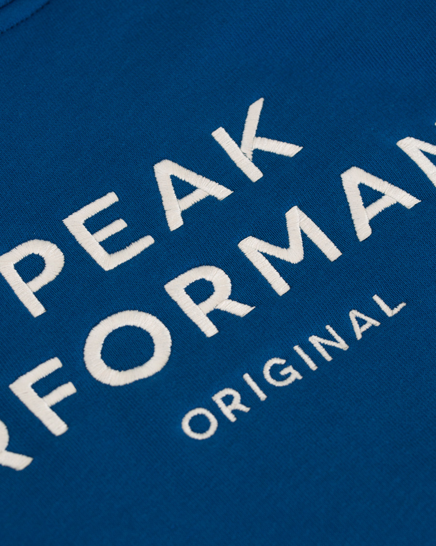 Herre | Gensere | Peak Performance | Logo Hoodie True Blue