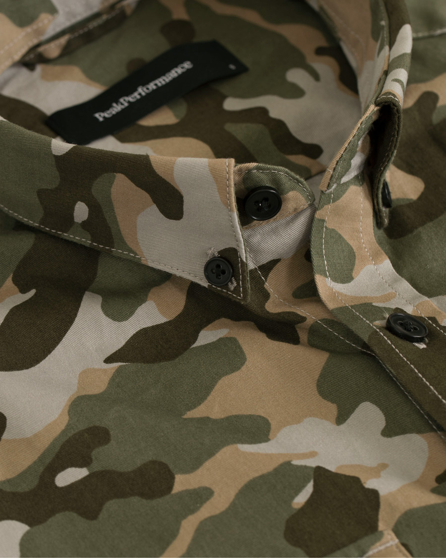 Herre | Skjorter | Peak Performance | Dean Camo Shirt Green