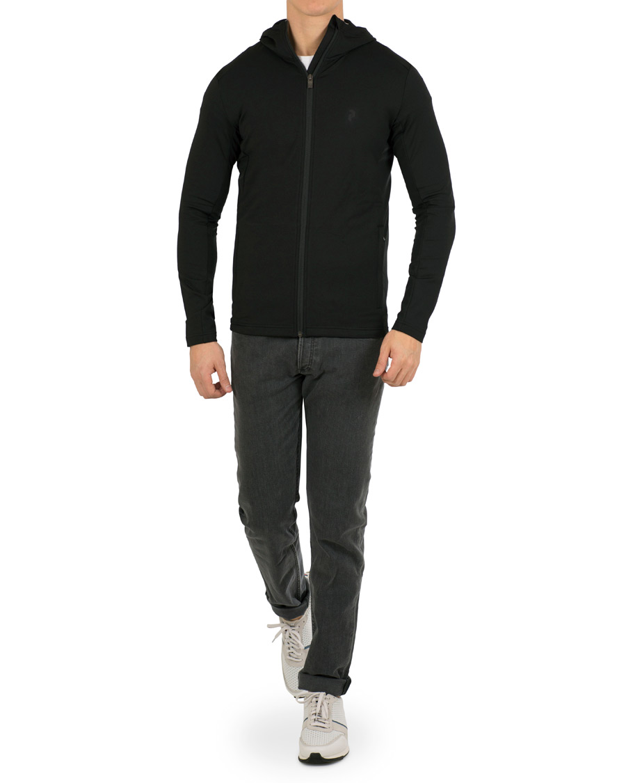 Herre | Gensere | Peak Performance | Ace Mid Tech Full Zip Hoodie Black