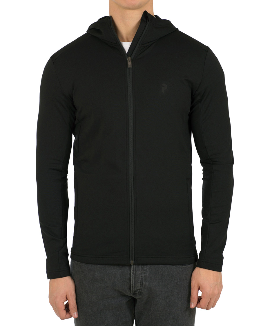 Herre | Gensere | Peak Performance | Ace Mid Tech Full Zip Hoodie Black
