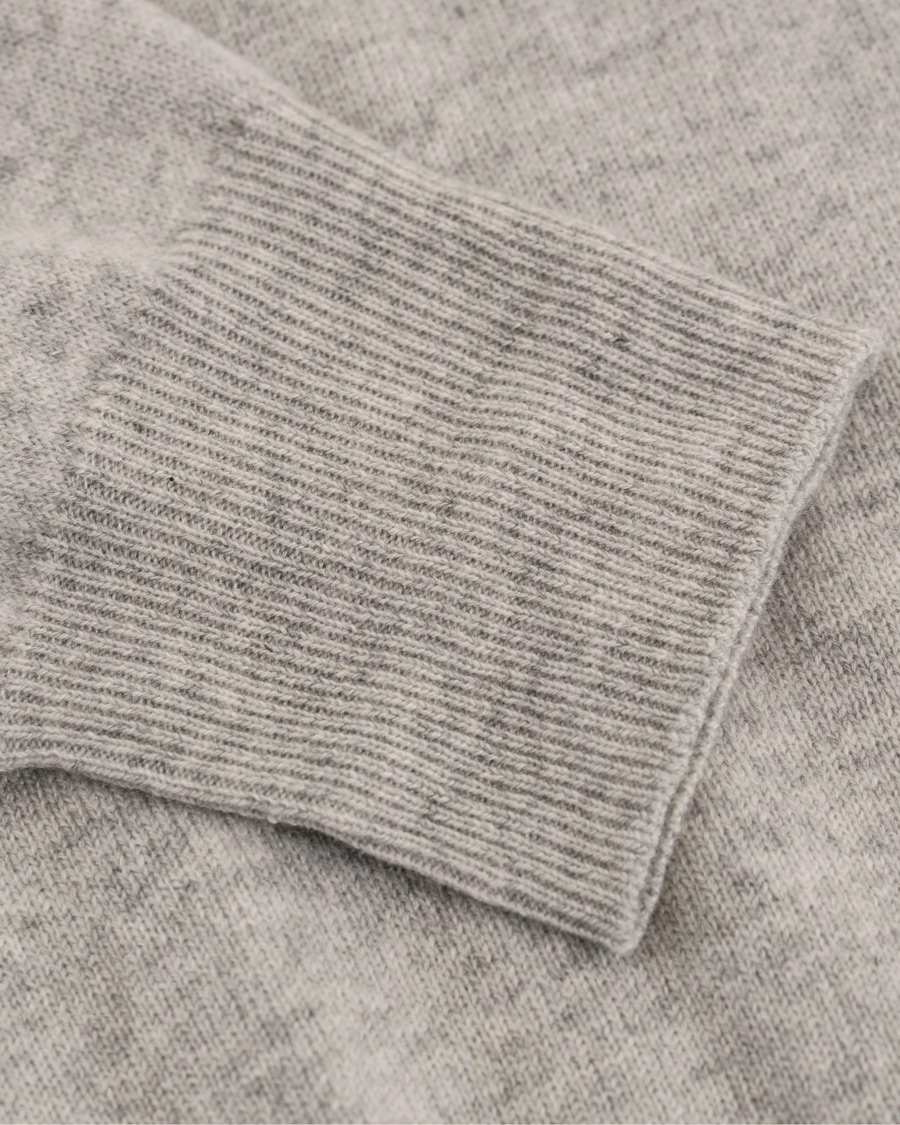 Herre | Gensere | Soft Goat | Cashmere Hoodie Light Grey